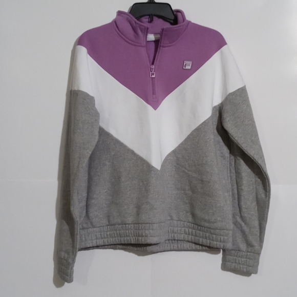 Fila Women's 1/4 Zip Pullover Sweater size L - Picture 5 of 7